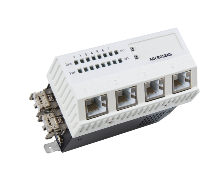 Microsens MS657408PMX Switch POE+ 8x1G POE+ 4SFP+ 10G