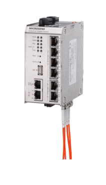 Microsens MS657408PMX Switch POE+ 8x1G POE+ 4SFP+ 10G