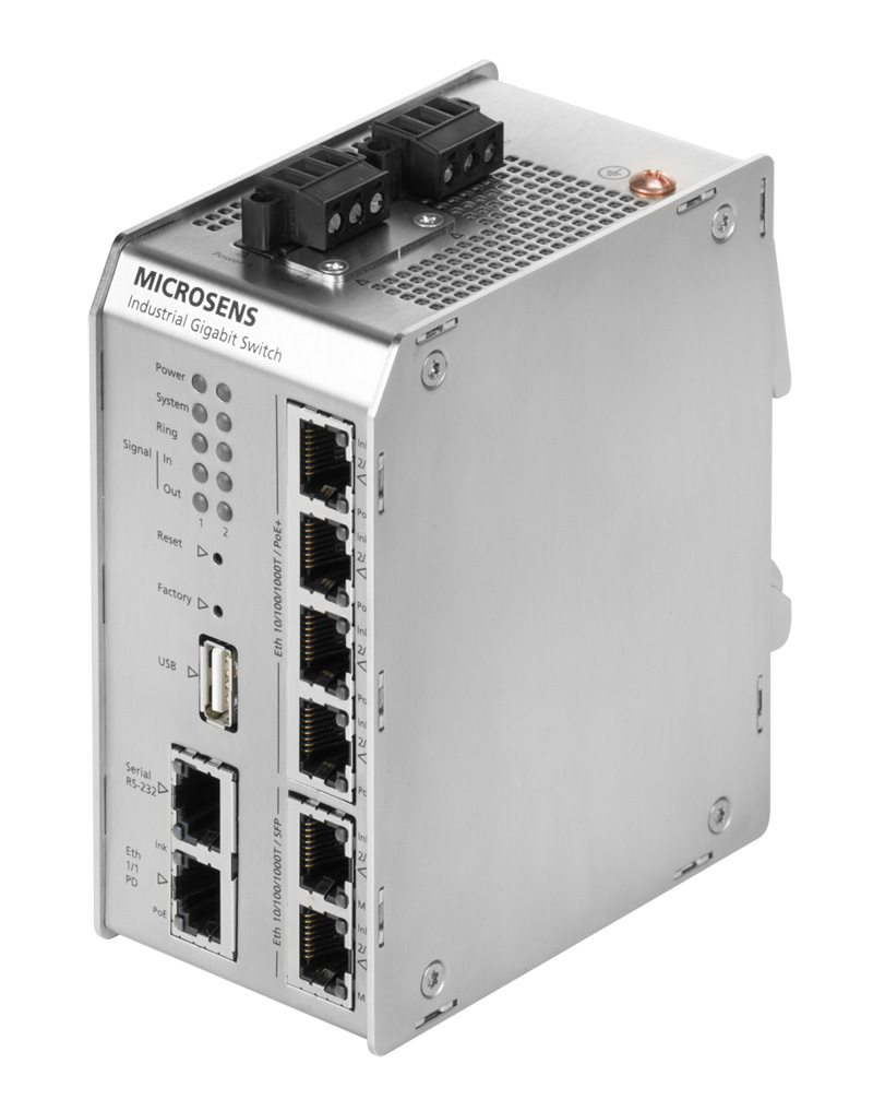 MICROSENS Robust, compact and economical new Profi Line + Gigabit