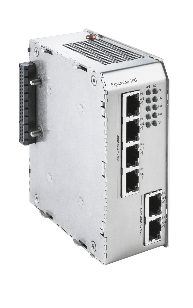 MICROSENS Modularer IndustrieSwitch jetzt auch mit 10Gigabit