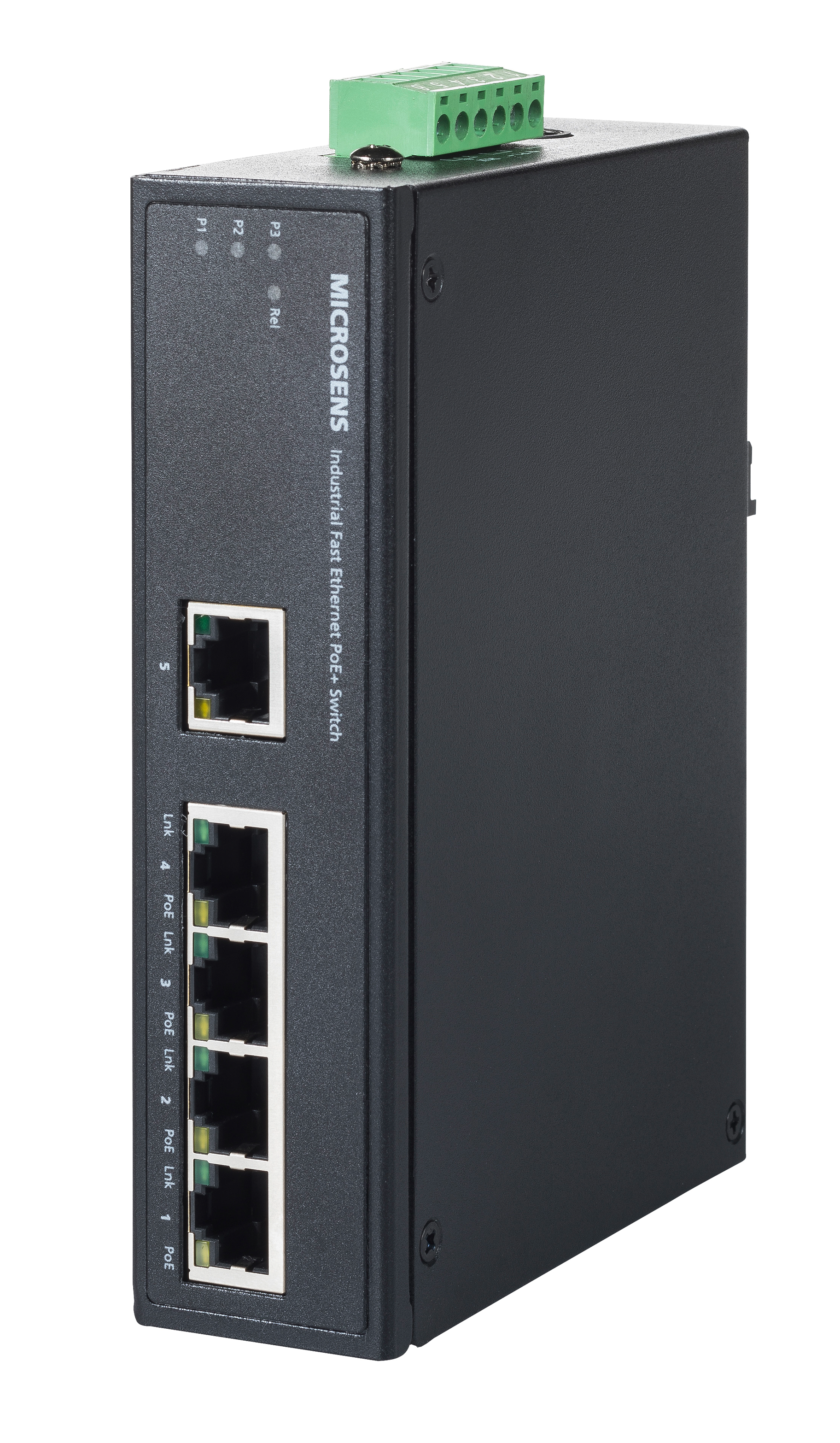 MICROSENS - Industrial Entry Line Fast Ethernet Switch PoE+