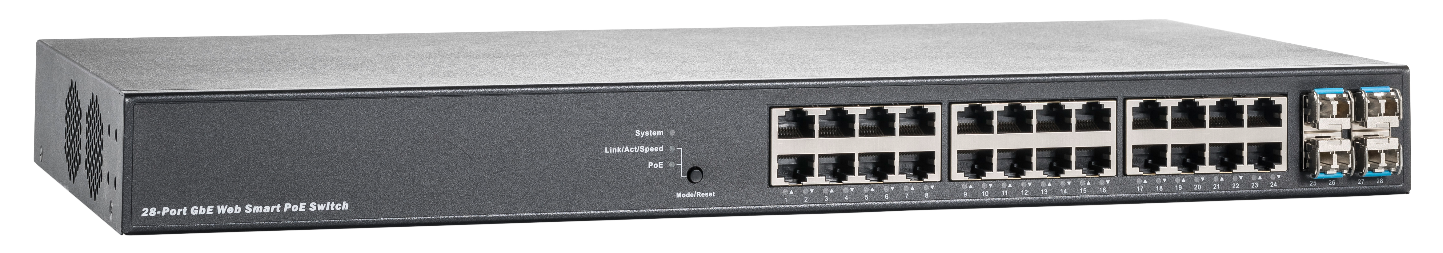 MICROSENS - 10G Multi Fiber Switches 19“ L2/L3