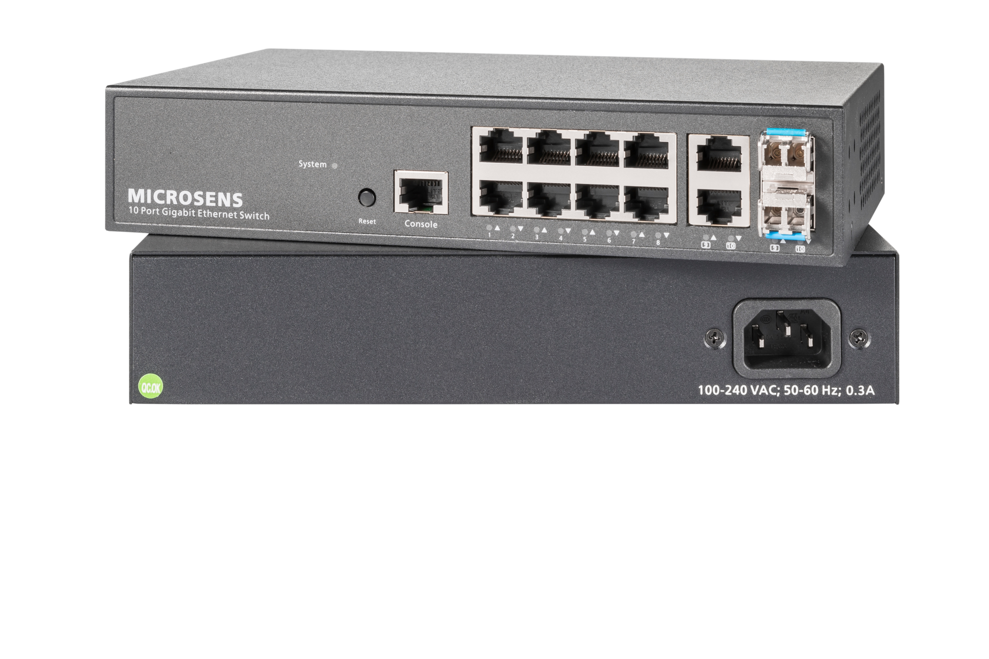 E-Mark 10x GbE RJ45 PoE Switch, Network Switch & Media Converter  Manufacturer